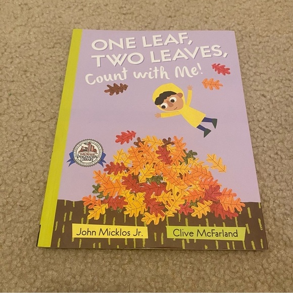 BOGO One Leaf, Two Leaves, Count With Me - Paperback Book - Imagination Library - Picture 1 of 4